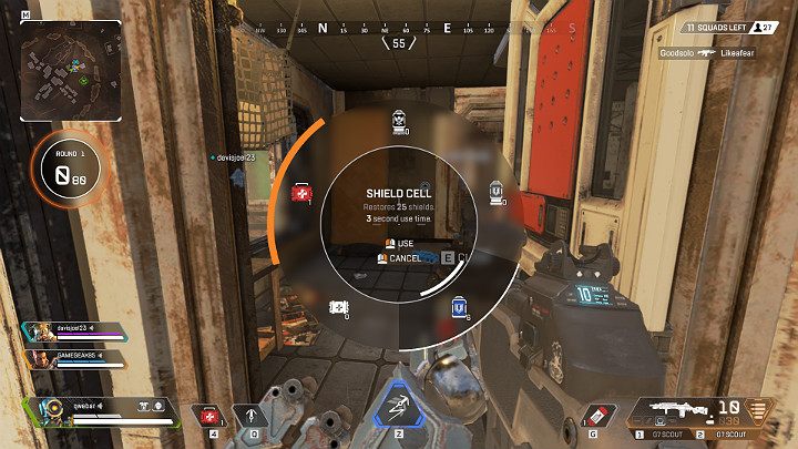 W grze Apex Legends pancerz znajduje się w losowych miejscach na mapie - Interfejs na ekranie w Apex Legends - Apex Legends - poradnik do gry
