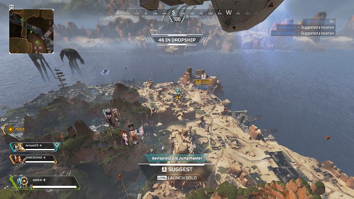 Gdy znajdziecie się nad Królewskim Kanionem, zacznie się odliczanie - Runda 1 - Przebieg meczu w Apex Legends - Apex Legends - poradnik do gry