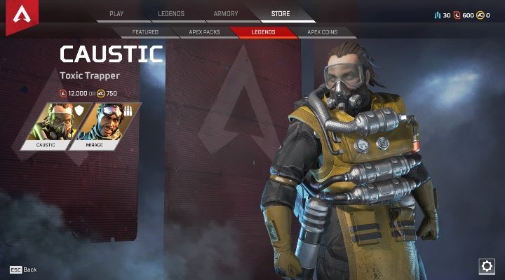 Żetony legend to waluta, którą zdobywa się dzięki zwiększaniu swojego poziomu doświadczenia - Waluty w grze - Mikrotransakcje - Apex Legends - poradnik do gry
