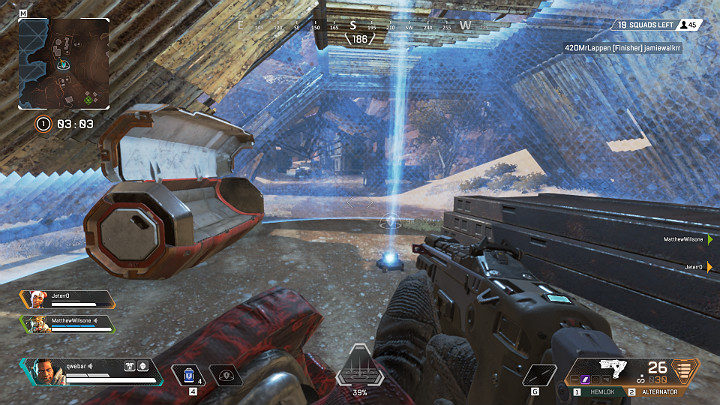 Gibraltar aktywuje kopułę ochronną na małym obszarze, która przez 15 sekund kompletnie blokuje wszystkie ataki z zewnątrz - Gibraltar - postacie w Apex Legends - Apex Legends - poradnik do gry