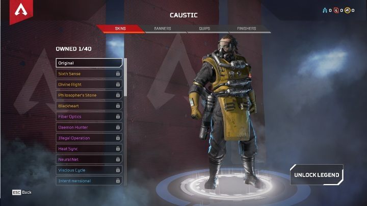 Caustic, Toksyczny myśliwy, który posługuje się gazem Nox - Postacie - legendy w Apex Legends - Apex Legends - poradnik do gry