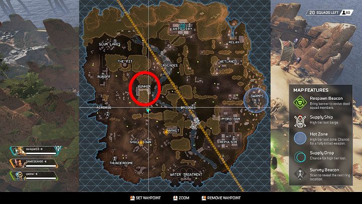Bunkier zapewni całej Twojej drużynie potrzebne uzbrojenie, ale jest bardzo ciasnym i obleganym miejscem do lądowania w Apex Legends - Najlepsze miejsca do lądowania w Apex Legends - Apex Legends - poradnik do gry