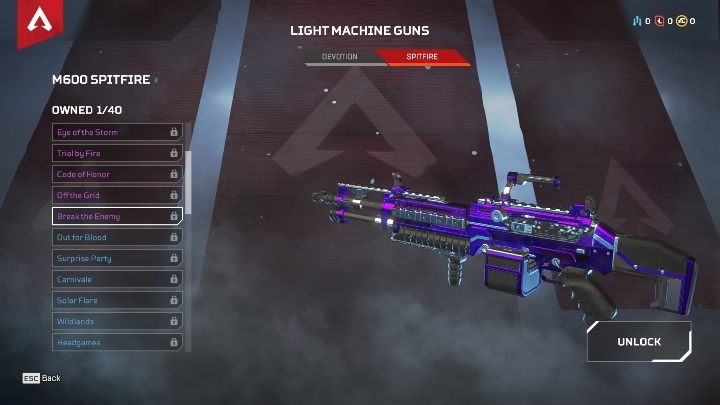 Na obecną chwilę w grze znajdziesz tylko dwa karabiny maszynowe - Najlepsze bronie w Apex Legends - Apex Legends - poradnik do gry