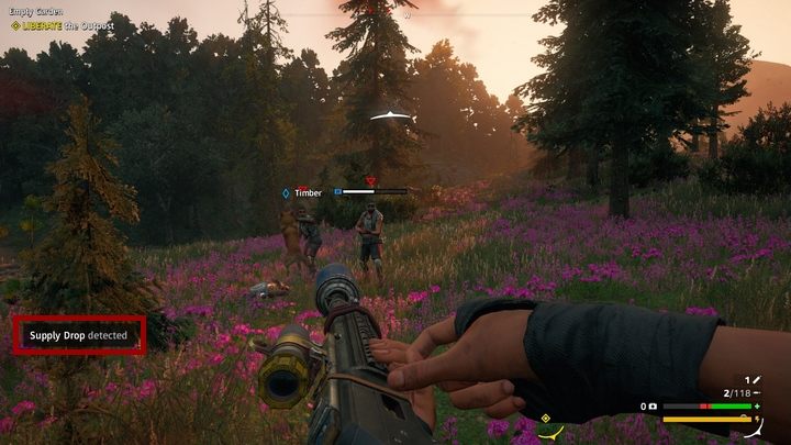 Bandyci zrzucają zaopatrzenie w losowych punktach mapy - Czym są zrzuty zaopatrzenia w Far Cry New Dawn? - Far Cry New Dawn - poradnik do gry