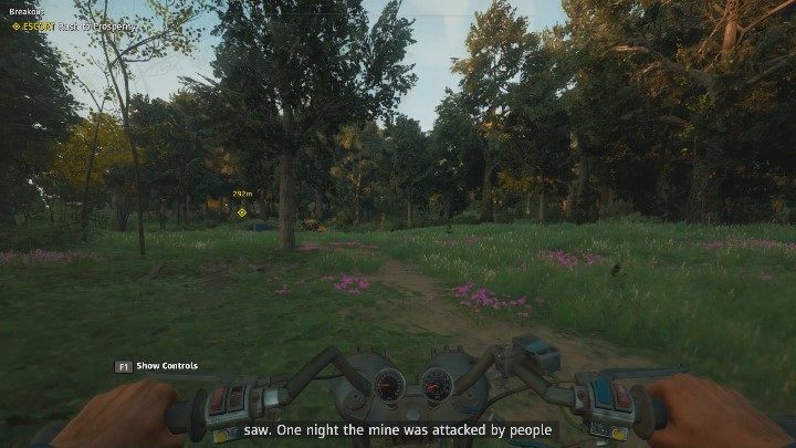 W ostatnim etapie misji obejmiesz sterowanie nad pojazdem - Ucieczka | Solucja Far Cry New Dawn - Far Cry New Dawn - poradnik do gry