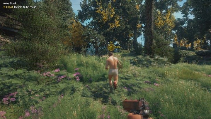 Po zabiciu wszystkich przeciwników, Richard zacznie uciekać z farmy - Kiepska passa | Solucja Far Cry New Dawn - Far Cry New Dawn - poradnik do gry