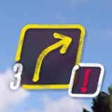 Ostrożnie (caution) - wykrzyknik - DiRT Rally 2.0: Komendy pilota - DiRT Rally 2.0 - poradnik do gry