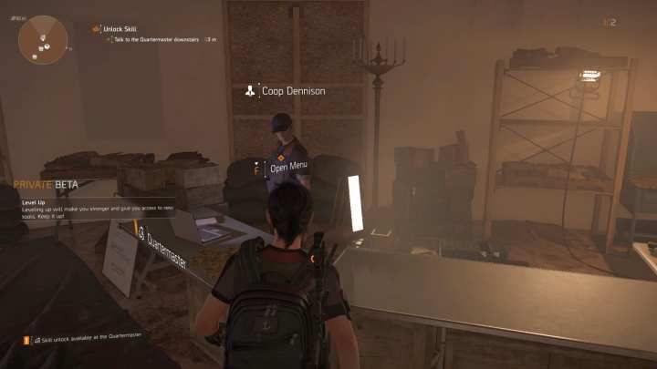 Spotkanie z Kwatermistrzem powiązane jest z pierwszą główną misją - nie da się go uniknąć. - Kwatermistrz | Baza operacyjna i osady w The Division 2 - The Division 2 - poradnik do gry