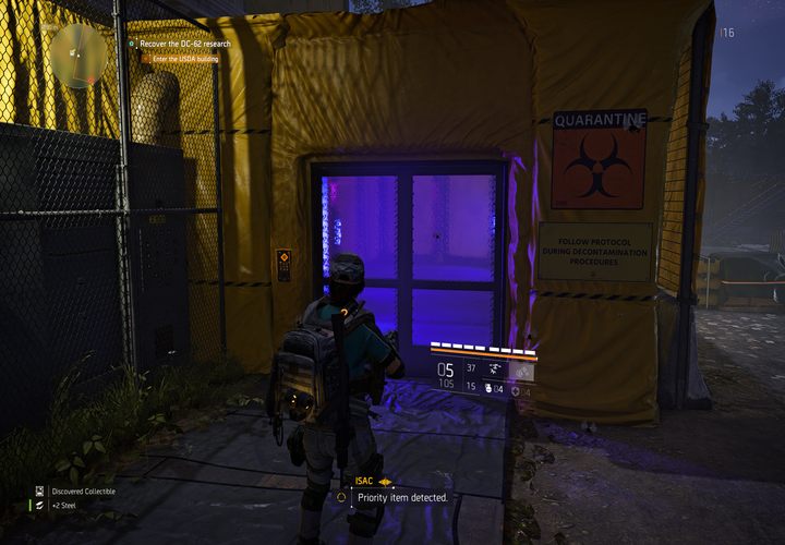 W grze można bardzo łatwo poznać strefy skażenia. - Obszar skażenia | Aktywności dodatkowe w The Division 2 - The Division 2 - poradnik do gry