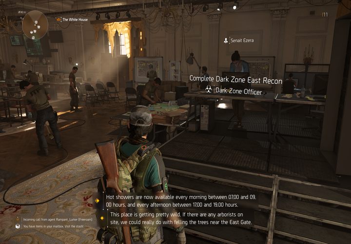 Jedno z wymagań dostania się do Strefy Mroku jest posiadanie oficer ds. Strefy Mroku w Białym Domu. - Strefy Mroku w Division 2 - The Division 2 - poradnik do gry