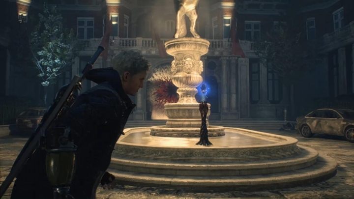 Za ukończenie wyzwania, zdobędziesz fragment niebieskiej kuli i będziesz mógł kontynuować misję - Tajna misja 01 w Devil May Cry 5 - Devil May Cry 5 - poradnik do gry