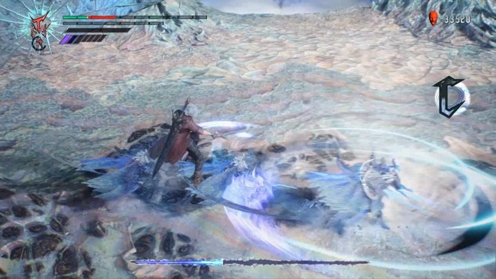 Mniej więcej od połowy odebranego życia, Vergil zacznie używać przemiany w demona i dobrze być przygotowanym na to - Vergil - Boss w Devil May Cry 5 - Devil May Cry 5 - poradnik do gry