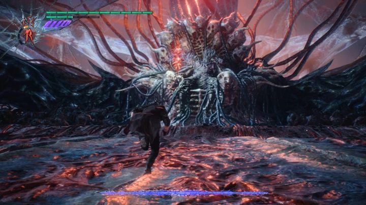 Kawałek dalej spotkasz grupkę Scudo Angelo, wraz z Proto Angelo - Misja 10 - Przebudzony - Solucja Devil May Cry 5 - Devil May Cry 5 - poradnik do gry