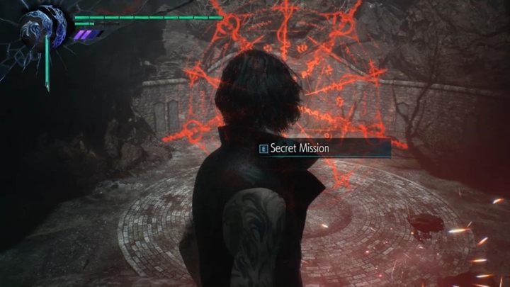 Dość szybko po rozpoczęciu misji natkniesz się na korzenie Klifota, które ewidentnie blokują dalsze przejście - Tajna misja 06 w Devil May Cry 5 - Devil May Cry 5 - poradnik do gry