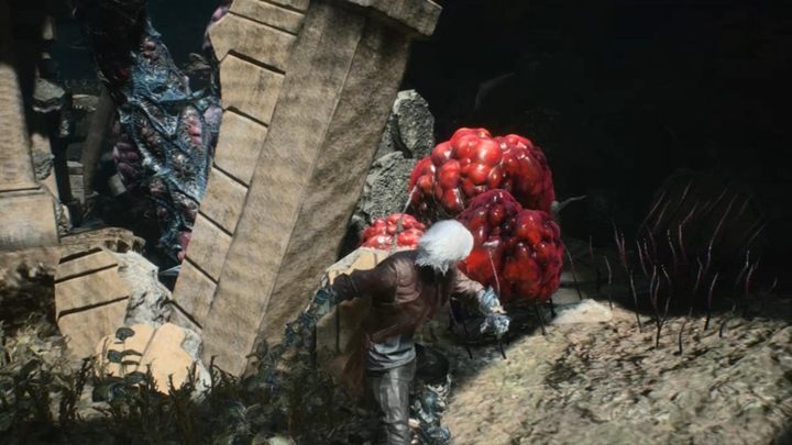 Po wstawkach przejmiesz kontrolę nad Dante - choć miecz Rebelion nie już jest z tobą, obecne ostrze, Demoniczny Miecz Spardy ma takie same ataki - Misja 11 - Powód - Solucja Devil May Cry 5 - Devil May Cry 5 - poradnik do gry