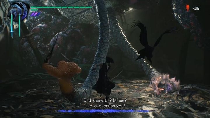 Gdy zniszczysz macki pojawi się Nidhogg, którego będziesz mógł bezpośrednio atakować - Nidhogg - Boss w Devil May Cry 5 - Devil May Cry 5 - poradnik do gry