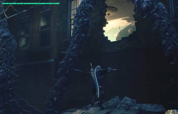 Przedostań się do budynku przez uszkodzoną ścianę - Trofea i osiągnięcia w DMC5 - Devil May Cry 5 - poradnik do gry