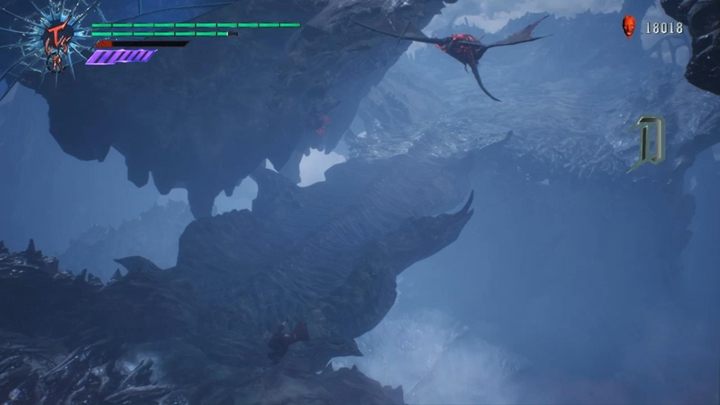 Pokonaj wrogów, którzy się pojawią i biegnij po moście do kolejnego kokonu z krwią - Misja 18 - Przebudzenie - Solucja Devil May Cry 5 - Devil May Cry 5 - poradnik do gry