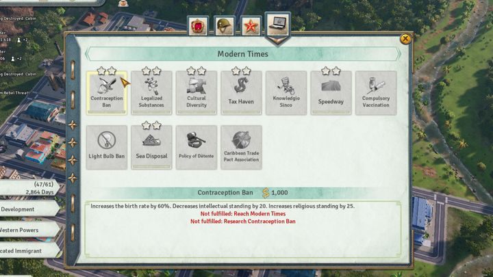 Nazwa - Dekrety w Tropico 6 - Tropico 6 - poradnik do gry