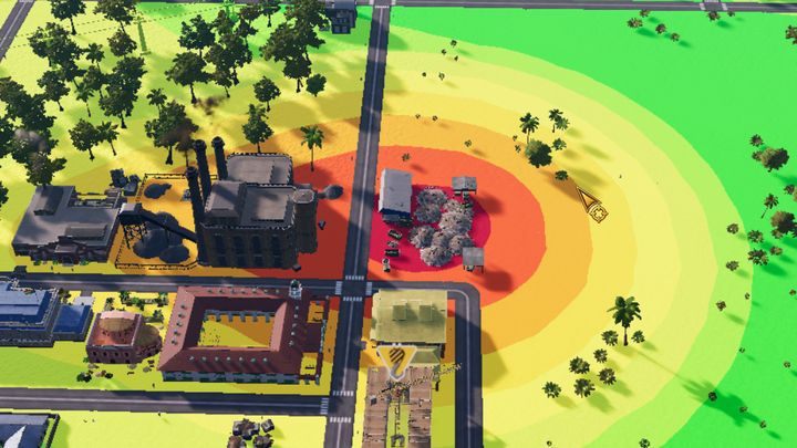 Garbage Dump nie niweluje zanieczyszczenia, a jedynie gromadzi je w konkretnym punkcie. - Epoki w Tropico 6 - Tropico 6 - poradnik do gry