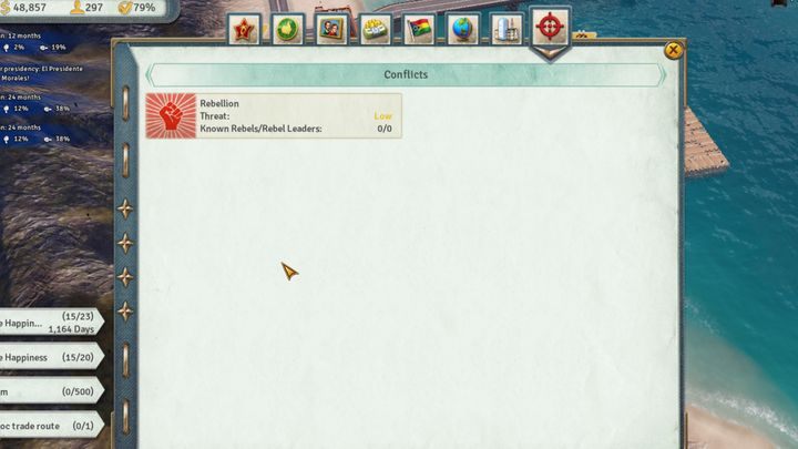 To ostatnia zakładka Almanach - Almanach w Tropico 6 - Tropico 6 - poradnik do gry