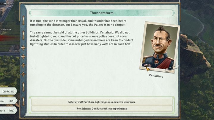Tuż przed każdym z kataklizmów otrzymasz informacje o ich wystąpieniu - Katastrofy naturalne w Tropico 6 - Tropico 6 - poradnik do gry