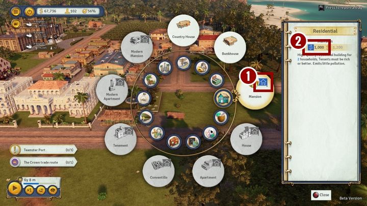 Budowle, które musisz pozyskać w ten sposób mają przy sobie niebieską ikonę [1] - Nowości w Tropico 6 - Tropico 6 - poradnik do gry