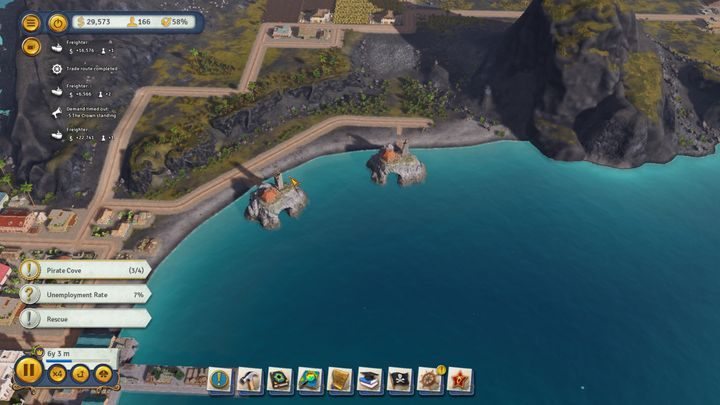 Możliwość postawienia kilku Pirate Cove - warunek specjalny zadania. - Pirate King - misja w Tropico 6 - Tropico 6 - poradnik do gry