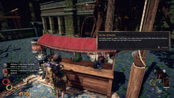 Alchemik z Berg poprosi cię o Cold Stone - Zadania poboczne w Berg - Solucja Outward - Outward - poradnik do gry