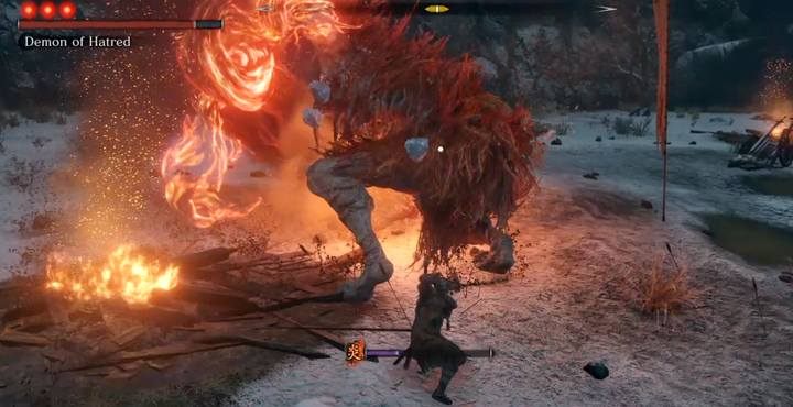 Kluczem do pokonania bossa jest powtarzalność i opanowanie - Demon of Hatred - Boss w Sekiro Shadow Die Twice - Sekiro Shadows Die Twice - poradnik do gry