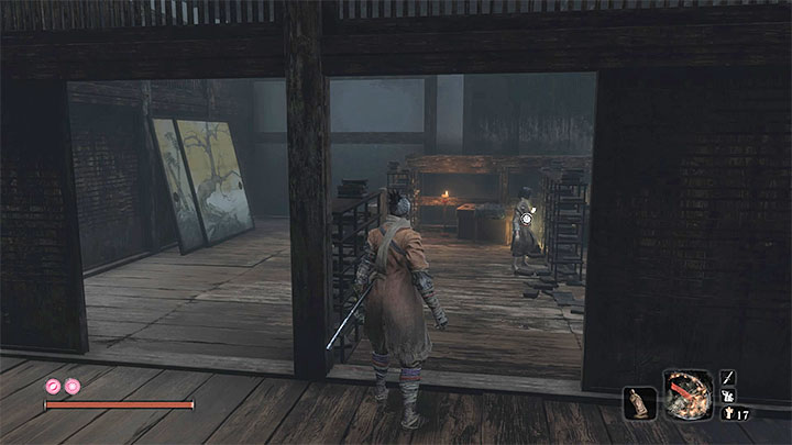 W tym samym pomieszczeniu, w którym walczyłeś z bossem Long-arm Centipede Giraffe, znajdują się zamknięte drzwi - Zatopiona dolina | Solucja Sekiro Shadows Die Twice - Sekiro Shadows Die Twice - poradnik do gry