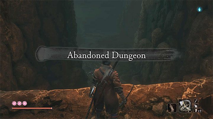 Przepłyń przez częściowo zalaną część jaskini i złap się górnego zaczepu - Gdzie jest zejście do Głębin w Ashinie w Sekiro? - Sekiro Shadows Die Twice - poradnik do gry