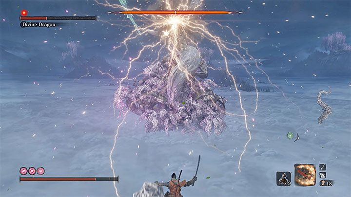 Do Źródlanego Pałacu powróć dopiero po zamordowaniu Sowy w Posiadłości rodu Hirata i zdobyciu Aromatycznego kwiatu, bo po wyeliminowaniu Boskiego smoka (Divine Dragon) nie będzie to już możliwe - Zakończenie 3: Oczyszczenie (Purification) - Sekiro Shadows Die Twice - poradnik do gry