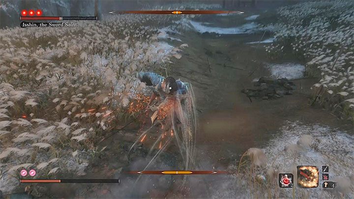 Drugi boss do wyeliminowania w finale gry to Święty Isshin Ashina (Isshin, the Sword Saint) - Zakończenie 3: Oczyszczenie (Purification) - Sekiro Shadows Die Twice - poradnik do gry