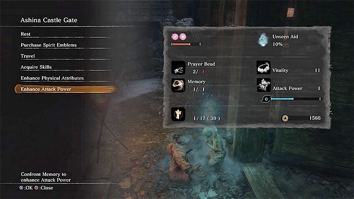 Siłę ataku możesz zwiększać wyłącznie dzięki pozyskiwaniu wspomnień (Memory) - Rozwój postaci w Sekiro Shadows Die Twice - Sekiro Shadows Die Twice - poradnik do gry