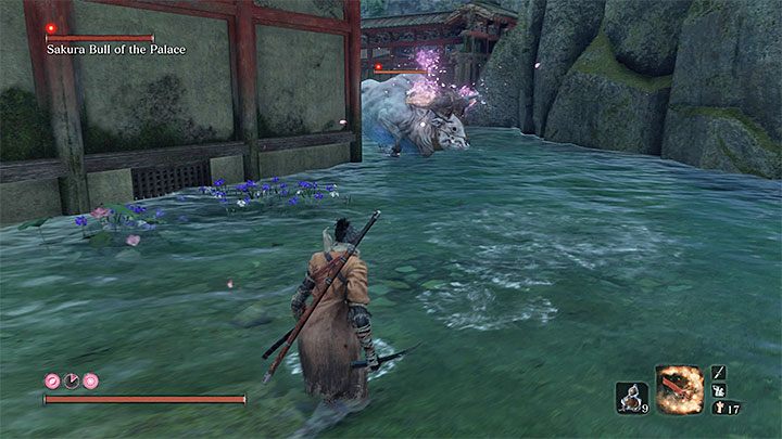 Lokalizacja: Źródlany Pałac (Fountainhead Palace) [Kwiatowa arena - Flower Viewing Stage] - Sakura Bull of the Palace | Boss w Sekiro Shadows Die Twice - Sekiro Shadows Die Twice - poradnik do gry