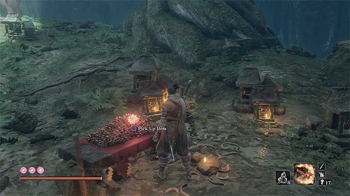 Kamień schronienia (Shelter Stone) możesz odnaleźć tuż po pokonaniu Zdeprawowanej Mniszki (Corrupted Monk) w Głębinach w Ashinie - Jak dostać się do Źródlanego Pałacu w Sekiro? - Sekiro Shadows Die Twice - poradnik do gry