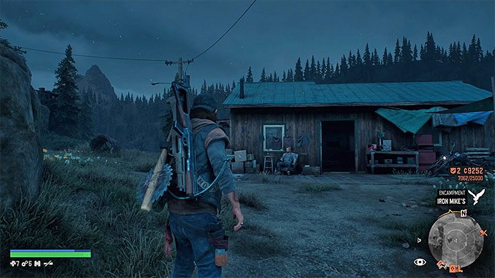 W dalszej części gry bohaterowie odbywają podróż do Obozu Żelaznego Mikea - Days Gone: Boozer - darmowe zapasy - Days Gone - poradnik do gry