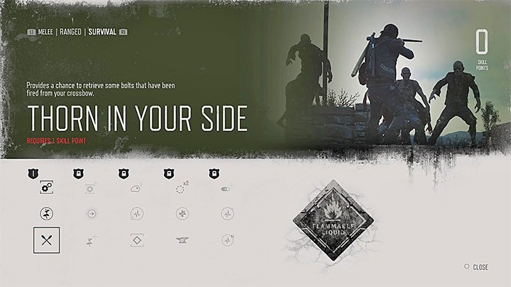Cierń w boku (Thorn In Your Side) - Umiejętność ta daje szansę na odzyskanie części bełtów wystrzelonych z kuszy - Days Gone: Umiejętności - najlepsze na start - Days Gone - poradnik do gry