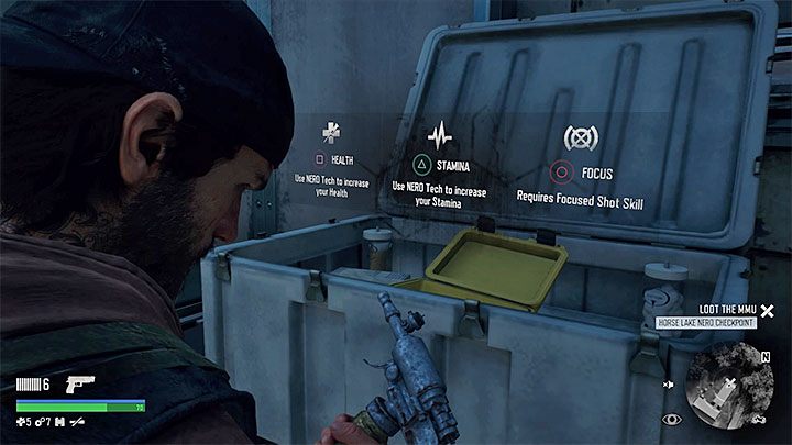Niezależnie od rodzaju lokacji NERO Twoim zadaniem jest odnalezienie białej skrzyni, w której składowany jest wstrzykiwacz (Injector) - Days Gone: Statystyki Deacona - permanentne zwiększenie - Days Gone - poradnik do gry