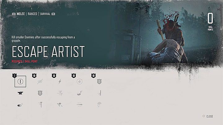 Mistrz ucieczki (Escape Artist) [poziom 1] - Udane wyswobodzenie się z szamotaniny powoduje zabicie słabszego przeciwnika - Days Gone: Umiejętności - jak odblokować? - Days Gone - poradnik do gry