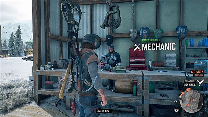 Drugi mechanik, u którego można kupować części, przebywa w obozie Żelaznego Mikea (Iron Mikes) w Lost Lake - Days Gone: Motor - jak ulepszać? - Days Gone - poradnik do gry