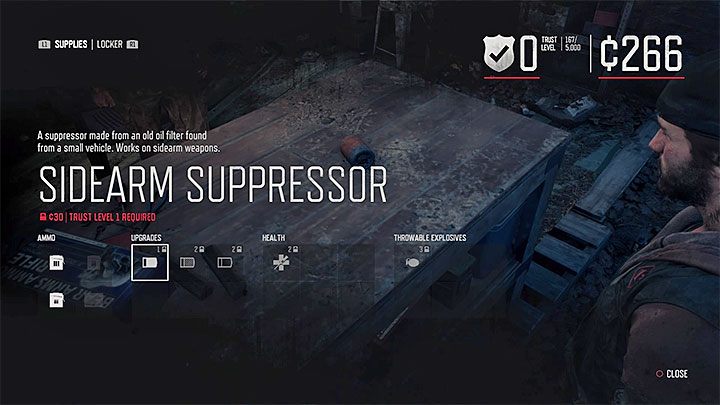 Druga metoda to zakupienie tłumika od handlarza w jednym z obozowisk - Days Gone: Tłumik - jak zdobyć i zainstalować? - Days Gone - poradnik do gry