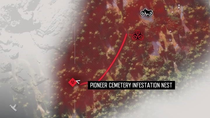 3 - Days Gone: Cmentarz Pionierów - gdzie są gniazda? - Days Gone - poradnik do gry