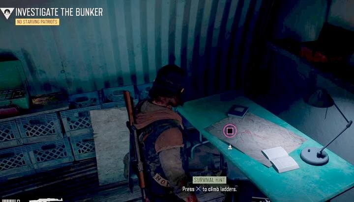 W bunkrze odnajdź mapę i zbierz ją, by zakończyć wydarzenie - Days Gone: Aktywności poboczne - rodzaje - Days Gone - poradnik do gry