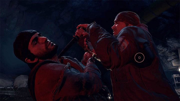 Po tym jak Deacon dobiegnie do Skizzo rozpocznie się szamotanina - Days Gone: Boss Skizzo - jak zabic? - Days Gone - poradnik do gry