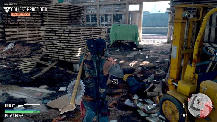 Biegnij za nim jak najszybciej, by dorwać go w czerwonym budynku - Days Gone: Łowca nagród - solucja, opis przejścia - Days Gone - poradnik do gry