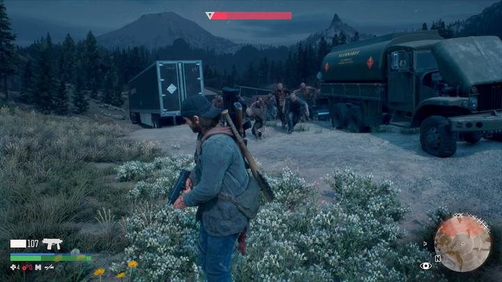 Wysadzone zielone cysterny gwarantują potężne eksplozje - Days Gone: Wyścig z czasem - solucja, opis przejścia - Days Gone - poradnik do gry