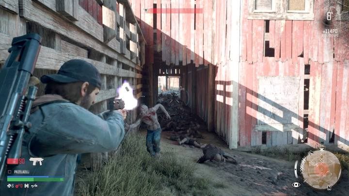 W tartaku jest jeszcze jedno bardzo dobre miejsce do eliminacji dużych ilości wrogów z użyciem ładunków lub broni przebijających - Days Gone: Wyścig z czasem - solucja, opis przejścia - Days Gone - poradnik do gry