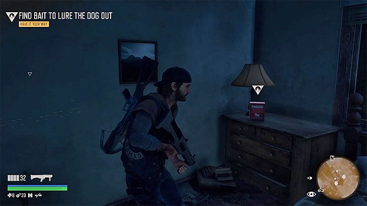 Odszukaj przysmaki dla psów (Dog Treats) w sypialni i powróć z nimi do wychodka - Days Gone: Pies - czy można pogłaskać? - Days Gone - poradnik do gry